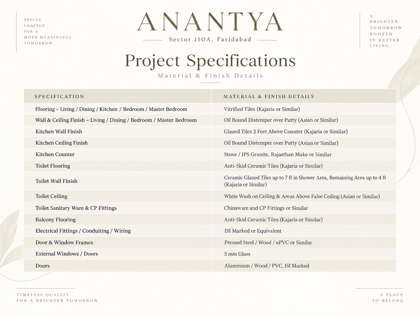 Specification