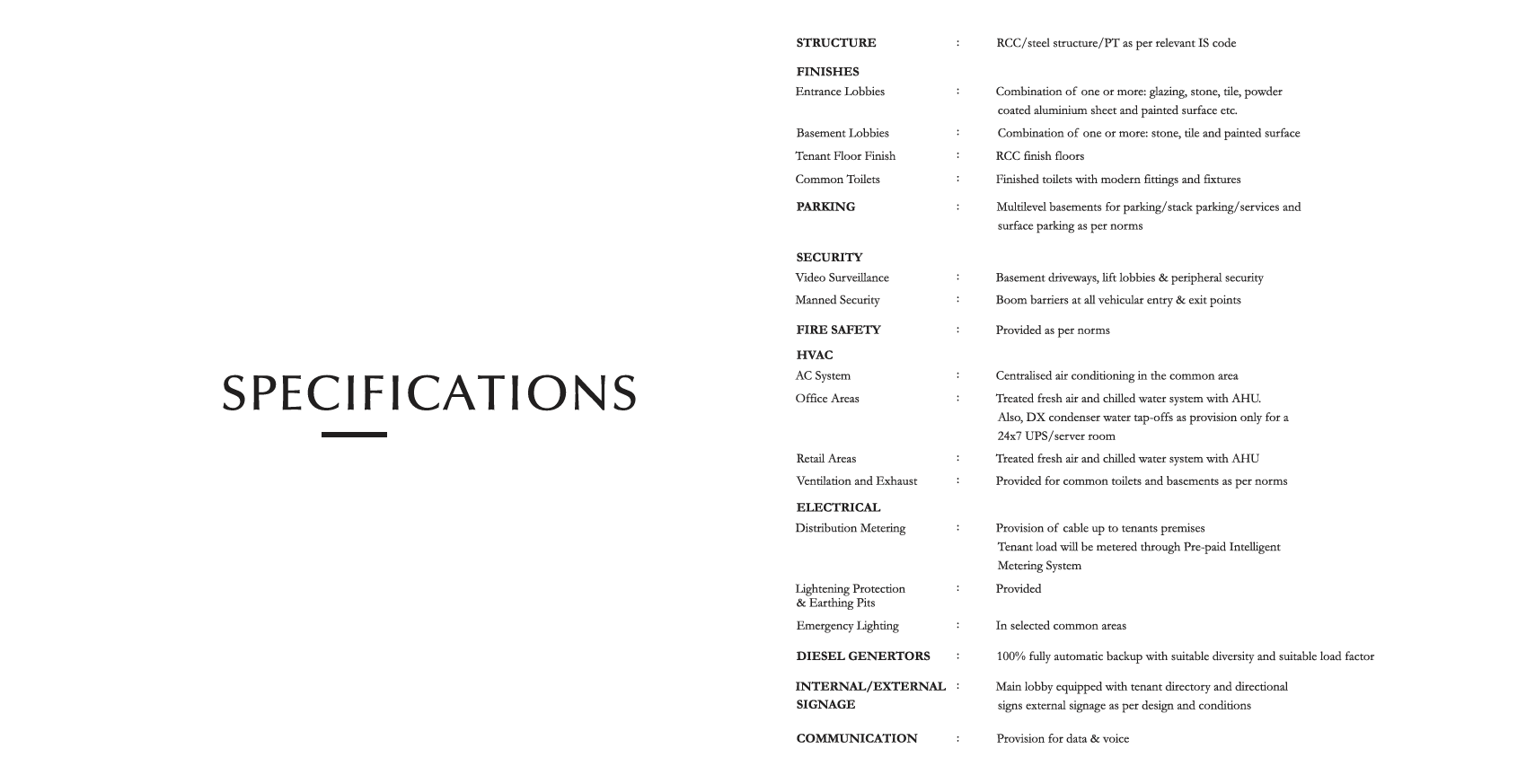 Specification