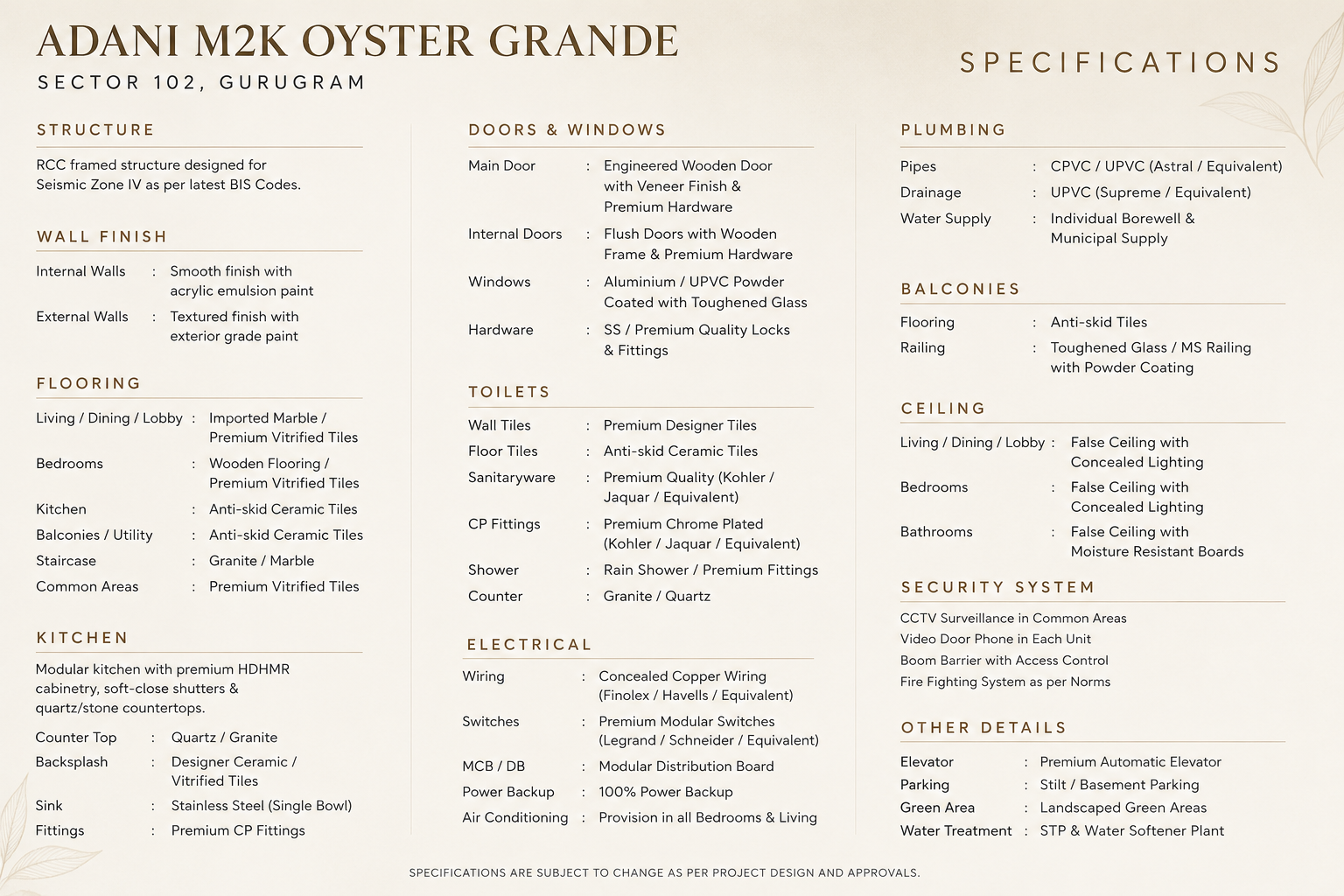 Specification